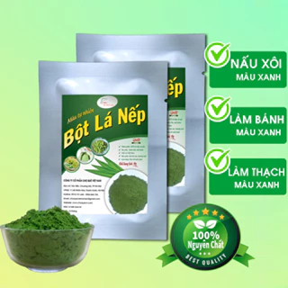 Bột Lá Nếp Lá Dứa Sấy Lạnh thơm nguyên chất 100% Hàng Loại 1 làm bánh, thạch Loại 20gr/50gr/100g