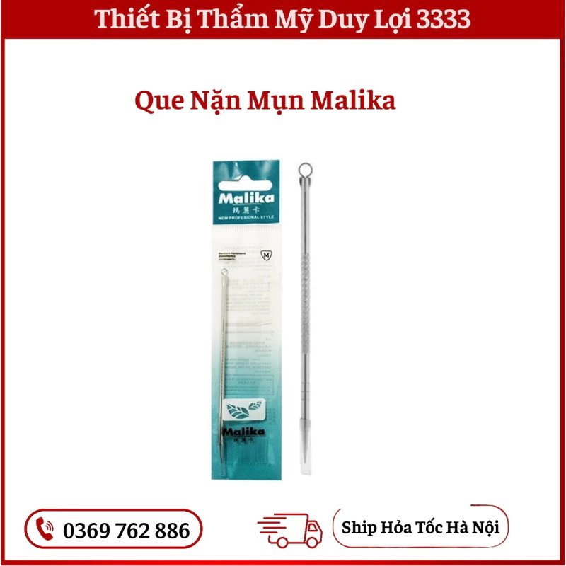 Que Nặn Mụn Malika Loại 1 Thép Không Gỉ