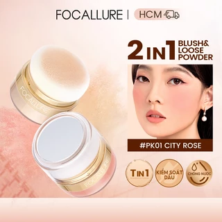 FOCALLURE Phấn Phủ Kiềm Dầu Chống Nước Giữ Lớp Trang Điểm Lâu Phai 6g