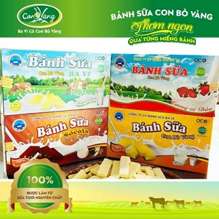 combo 4 hộp bánh sua Ba Vì mix vị ngẫu nhiên dâu -truyền thống-nguyên chất-socola 170g SHOP CHIP BA VÌ