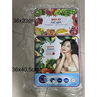 combo 10 tem dán tủ lạnh Sanyo