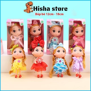 Đồ chơi búp bê cho bé, búp bê Chibi dễ thương dành cho các bé gái 12cm -18cm - Hisha store HS13