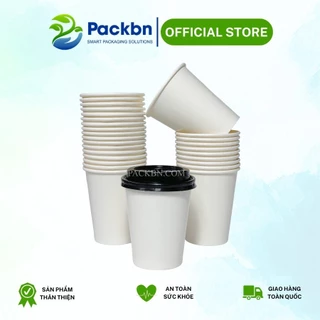 Cốc giấy 9oz ~ 270ml - Set 50 cốc giấy trơn