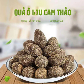 Trái Ô Liu Cam Thảo 500g, Quả Ô Liu Cam Thảo ăn liền, cùi giòn thơm và mọng nước - Ăn Vặt 492