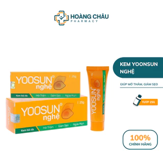 Kem Bôi Da Yoosun Nghệ - Giúp Giảm Mụn, Làm Mờ Các Vết Sẹo, Vết Thâm Do Mụn (Tuýp 25g)