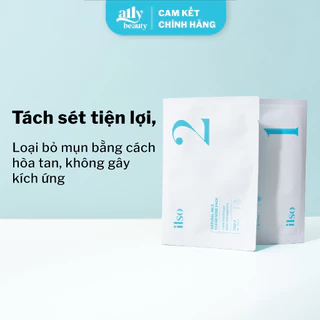 [Tách set] Mặt Nạ Mũi Đẩy Mụn Đầu Đen Sợi Bã Nhờn Ilso Natural Mild Clear Nose Pack