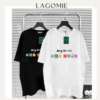 Áo Thun Form Rộng Tay Lỡ Cotton 100% Local Brand Unisex Nam Nữ LAGOMIE