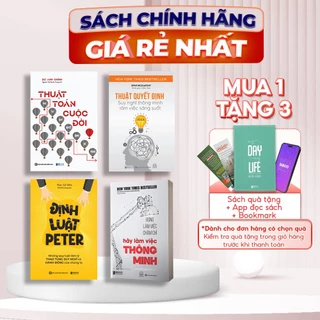 Bộ 4 Cuốn Thuật Quyết Định, Định Luật Peter, Thuật Toán Cuộc Đời, Đừng Làm Việc Chăm Chỉ - Cách Phát Triển Tư Duy