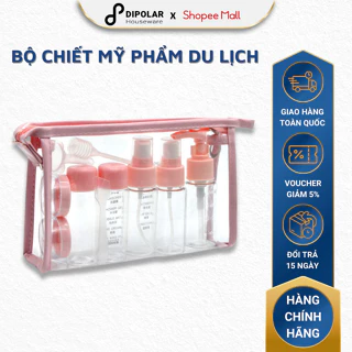 Bộ Chiết Mỹ Phẩm DIPOLAR, Set Lọ Chiết Mini Tái Sử Dụng Nhỏ Gọn Tiện Lợi Cho Du Lịch - DBC04