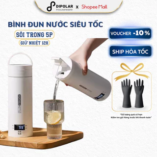 Bình Đun Nước Siêu Tốc Mini DIPOLAR Dung Tích 500ML, Có 4 Mức Điều Khiển Nhiệt Độ, Tự Động Tắt Nguồn An Toàn - DBDN01