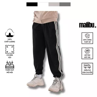 Quần Jogger Nam Malibu Thiết Kế Chun Rút Gấu Phong Cách Trẻ Trung - Co Giãn Thoải Mái