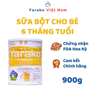 Sữa Bột Cho Bé YARAKO PREMIUM KIDS Hỗ Trợ Dinh Dưỡng Cho Trẻ Tăng Hệ Miễn Dịch Và Tăng Đề Kháng Hộp 900g