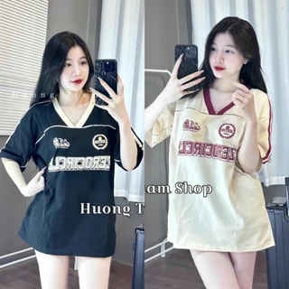 Áo thun nữ tay lỡ chất cotton su in chữ ZEROCI phong cách Hàn Quốc  CAMASTORE M584