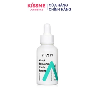 Tinh Chất Bakuchiol + Retinol Căng Bóng, Trẻ Hoá Da Tia'm Tiam Vita A Bakuchiol Youth Serum 40ml (Nhập khẩu chính hãng)