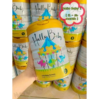 Sữa Hallo baby số 1,2,3 lon 800g hạn 4/2025