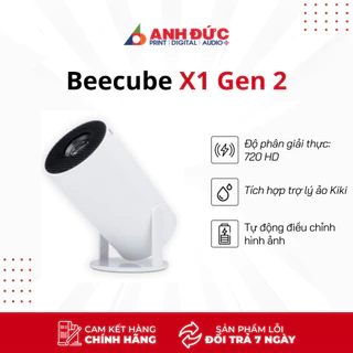 Máy Chiếu Mini BEECUBE X1 GEN 2, Độ Phân Giải HD 720P - Bảo Hành Chính Hãng 12 Tháng