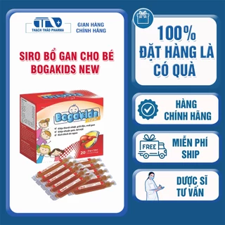 BỔ GAN TRẺ EM BOGAKIDS NEW - THANH NHIỆT, GIẢI ĐỘC, MÁT GAN, TĂNG CƯỜNG CHUYỂN HOÁ