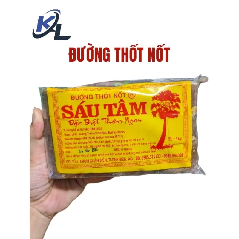 Đường Thốt Nốt Sáu Tâm 1kg