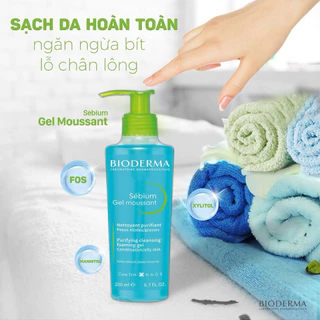 SỮA RỬA MẶT BIO SEBIUM GEL MOUSSANT