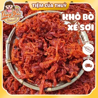 500G Khô Bò Xé Sợi , Bò Khô Sợi Cay Siêu Ngon, Thịt Bò Xé Sợi Cay Loại 1 Thơm Ngon