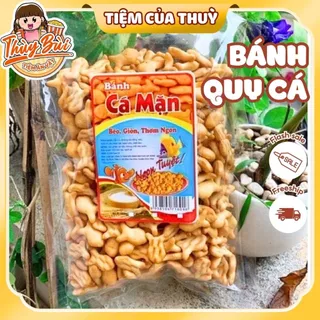 Bánh Quy Cá Mặn Túi 250G, Bánh Quy Cá Bơ Sữa Sài Gòn Thơm Ngon, Tiệm Ăn Vặt Thuỳ Bùi