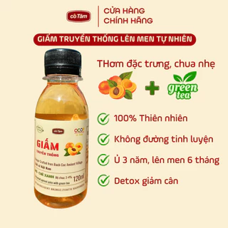 Giấm Cô Tâm 120ml - Thơm đặc trưng, chua nhẹ,ủ 6 tháng chum sành