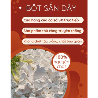 Bột sắn dây Đức Tâm nguyên chất 100%, trắng sạch, thanh nhiệt giải độc