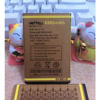 Pin điện thoại Viettell A10 dung lượng 6800mAh