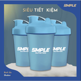 Bình lắc shaker, bình đựng nước thể thao tập gym Simple Nutrition