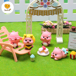 Mô hình hộp mù Blind box bộ Hải ly Loopy - Decor trang trí bàn, Quà tặng sinh nhật