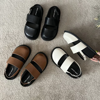 Giày sandal mũi tròn phong cách đại học cổ điển cho mùa hè Kichi Shoes 2268