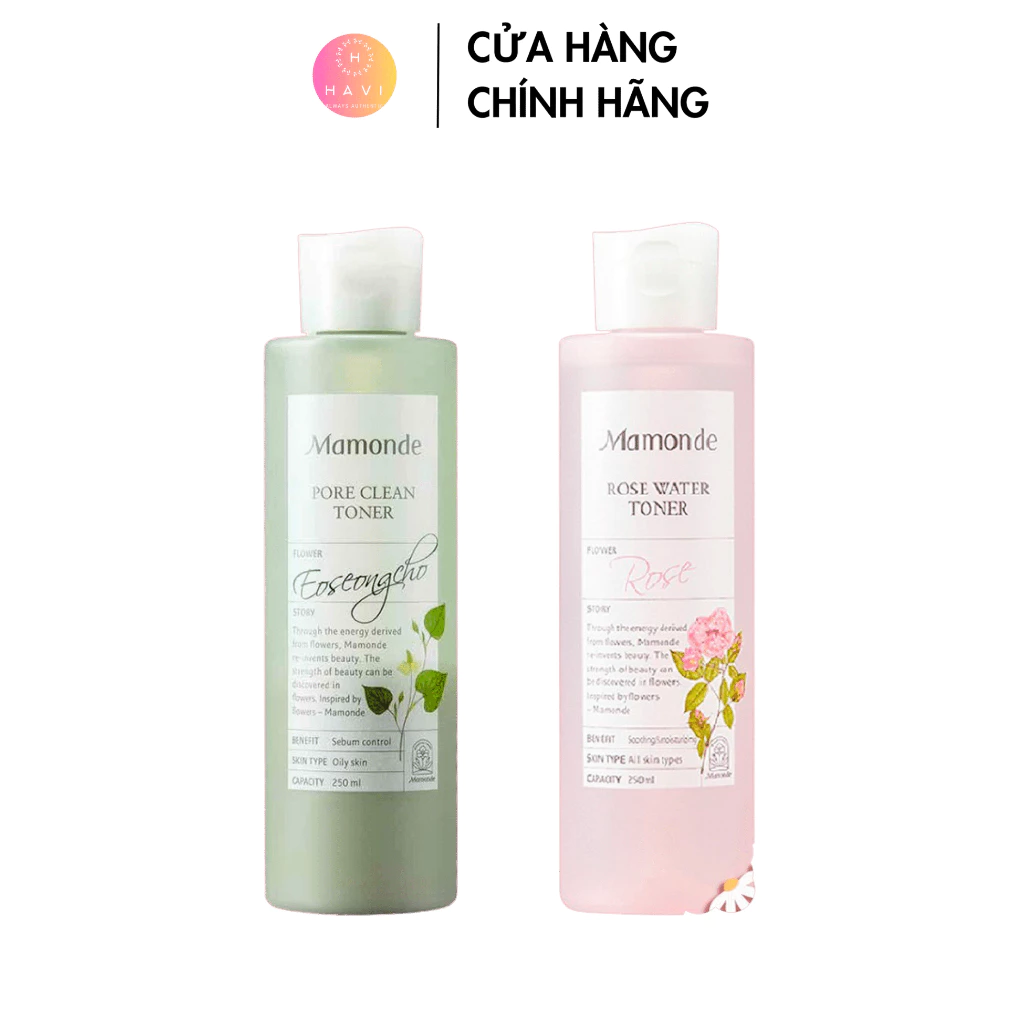 Nước Cân Bằng Da Làm Sạch và Cung Cấp Độ Ẩm Mamonde Toner 250ml