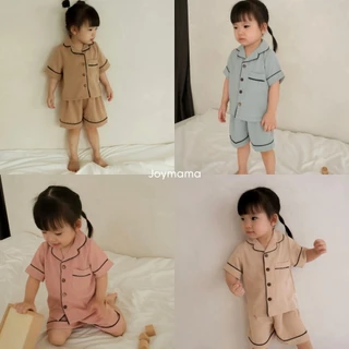 Bộ đồ ngủ PASTEL Pyjama Cộc tay Dễ chịu cho bé | Joymama