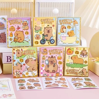 Khay 40 bộ sticker hình dán chuột lang nước , capybara sticker 40 pcs shop hà nguyễn