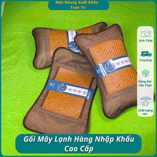 Gối Mây [ HÀNG LOẠI 1 CAO CẤP ] Gối Ngủ Thoáng Khí Bền Đẹp ,Kích Thước 50*30