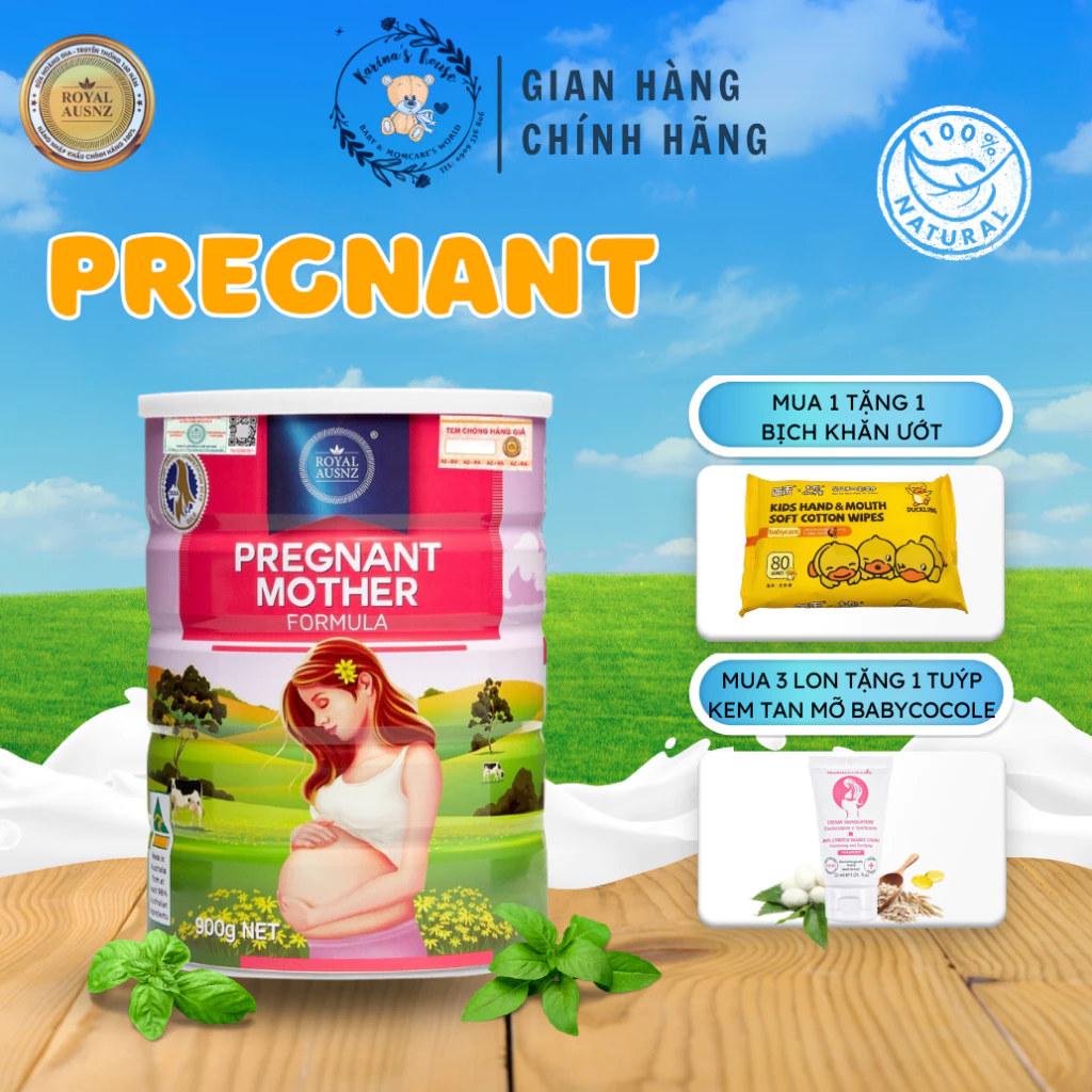 [Sẵn] Sữa bầu Hoàng Gia Úc Royal Ausnz 900gr