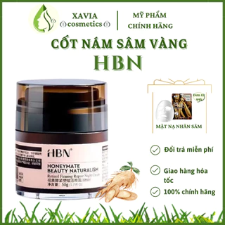 Cốt nám sâm vàng HBN - Kem HBN mờ thâm nám, chống lão hóa, dưỡng trắng da, phục hồi da - XAVIA COSMETICS