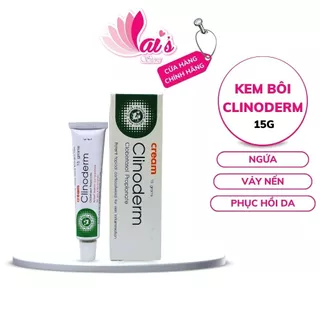 Kem Bôi Ngứa Vảy Nến Thái Lan Clinoderm Cream 15g Hỗ Trợ Viêm Da Cơ Địa, Tổ Đỉa, Nước Ăn Tay Chân