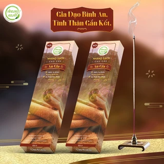 Nhang Quế Chi An Gia - hộp 200gr - 100% Tự nhiên, không hoá chất độc hại - NhangXanh Official