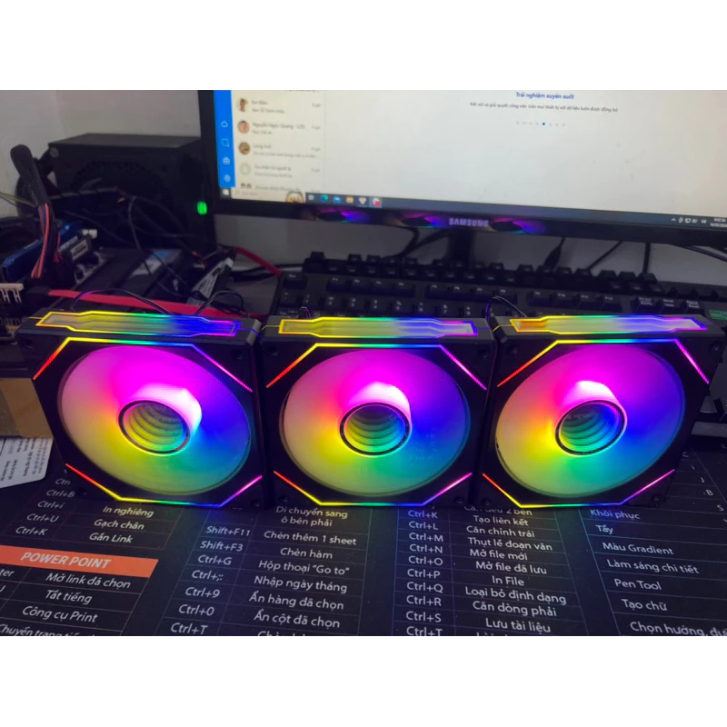 Fan led tản nhiệt Xigmatek X22F G20F C20F- RGB Fixed 12cm - Hàng Chính Hãng