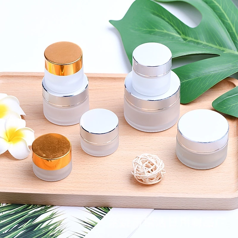 (Set 2 Hũ) Hũ chiết mỹ phẩm 🚀FREE SHIP🚀 Lọ đựng kem/chiết mỹ phẩm thủy tinh nắp bạc 10g 20g