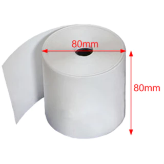 Giấy in nhiệt k80x80mm bọc bạc