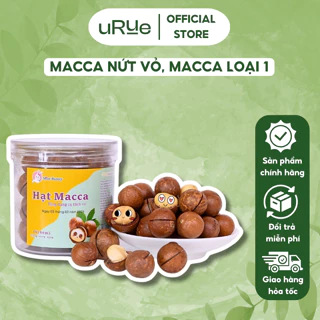 Hạt macca nứt vỏ, mắc ca 250G loại 1 vị kem thơm ngon, hạt dinh dưỡng cho mẹ bầu, đồ ăn vặt ăn kiêng URUE