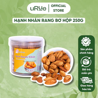 Hạt hạnh nhân sấy chín 250G loại 1 hạt dinh dưỡng tốt cho sức khỏe bà bầu, giảm cân, ăn kiêng hạt ngũ cốc ngon URUE