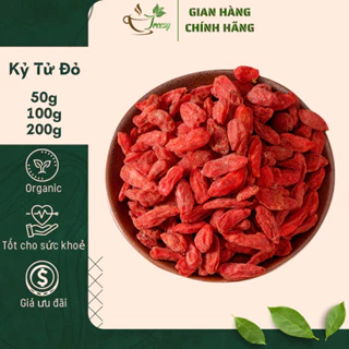 200g Kỷ Tử Đỏ (Câu Kỷ Tử) Sấy Khô - Trà thảo mộc Treesy - Trà hoa quả