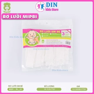 Rơ Lưỡi Em Bé MIPBI Chính Hãng 30 Chiếc An Toàn Tiện Lợi