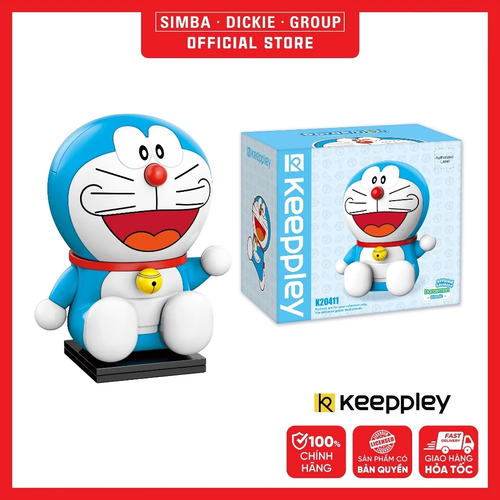 Đồ Chơi Lắp Ráp KEEPPLEY Doraemon Classical K20411 - Simba Toys Vietnam