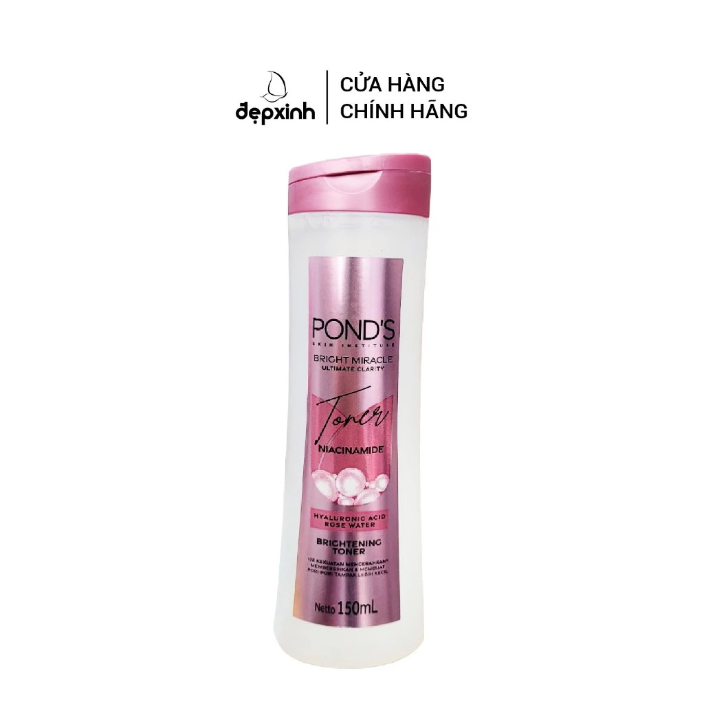 Nước hoa hồng sáng da Ponds White Beauty Brightening Toner 150ml