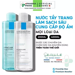 Nước tẩy trang La Roche Posay 400ml sạch mọi lớp trang điểm dầu nhờn bụi bẩn -Api