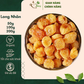 200g Long Nhãn Hưng Yên Sấy Khô - Trà thảo mộc Treesy - Trà hoa quả